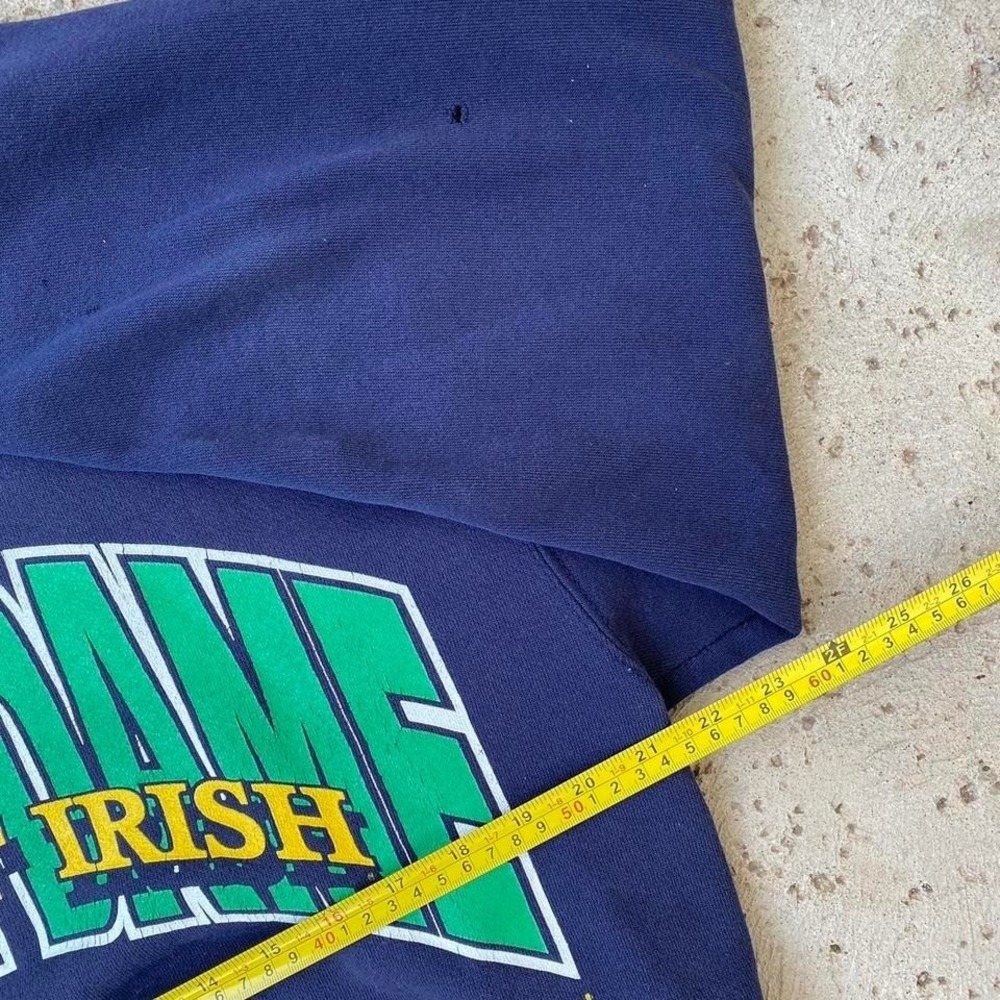 Vintage Notre Dame Fighting Irish College 90s Sportswear Crewneck Size XL - Picture 4 of 5